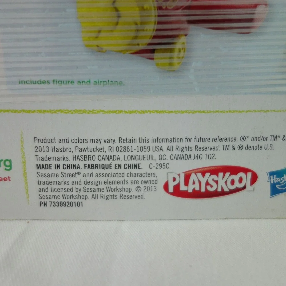 Playskool Sesame Street Cookie Monster with Airplane Toy 18M - 4Y‎